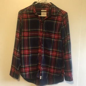 American Eagle Outfitters Plaid Button-Up